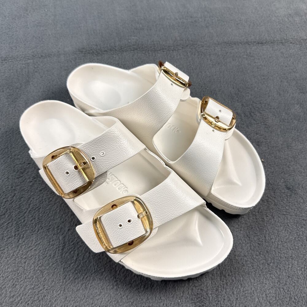 BIRKENSTOCKS Women’s White EVA Arizona Slides Size 8 (39)